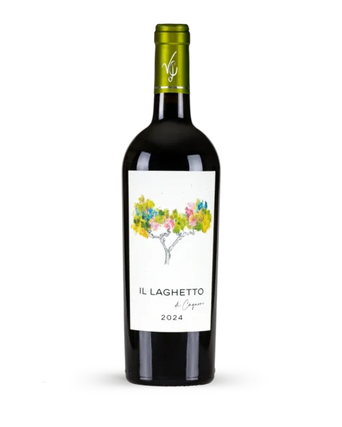<span style="color: #9ba54c;" class="font-cagnore1">IL LAGHETTO </span> <span style="color: #9ba54c;" class="font-cagnore2">di Càgnore</span><br><span class="tipovino">Colli Maceratesi Rosso DOC<br>2024</span>